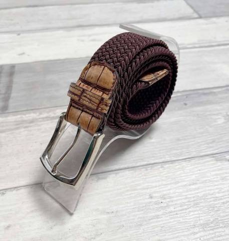 Ceinture Grand Prix Marron/Marron Clair - Melca Paris