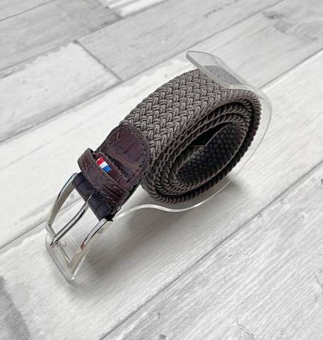 Ceinture Grand Prix Marron Clair/Marron - Melca Paris