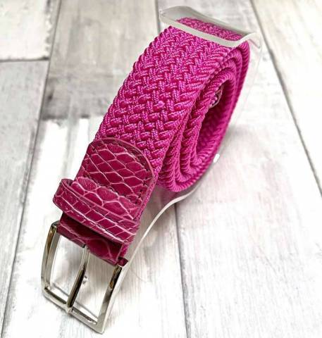 Ceinture Grand Prix Rose/Rose foncé - Melca Paris