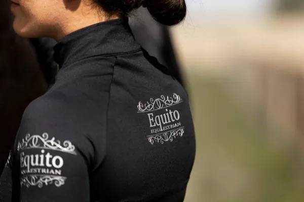 Top Base layer Black Silver - Equito