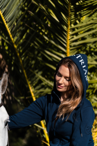 Sweat Ideal Hoodie Sportive Navy - Equestrian Stockholm
