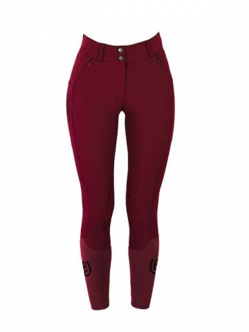 Pantalon Elite Knee Grip Dark Bordeaux - Equestrian Stockholm