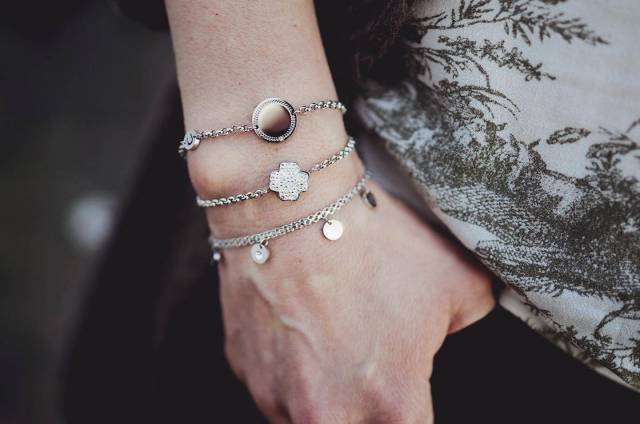 Bracelet trèfle à quatre feuilles - Ponytail & Co