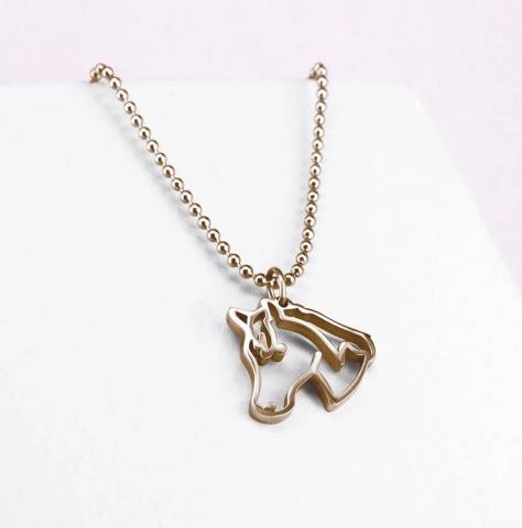 Pendentif tête de cheval - Ponytail & Co
