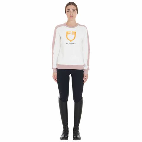 Sweat à col rond avec logo imprimé - Equestro
