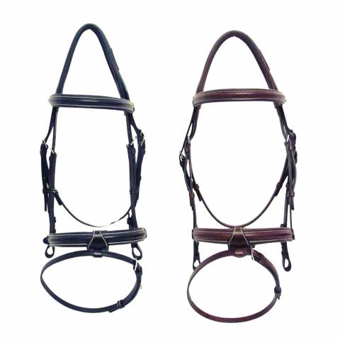 Bridon Classique avec muserolle française combinée - Cavaletti