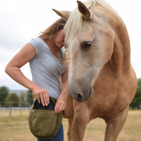 Sac-ceinture Educ + Education Positive Vert Kaki