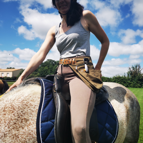 Sac-ceinture Educ + Education Positive Vert Kaki