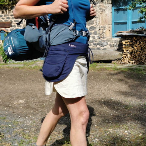 Sac-ceinture CLASSIK DOUBLE BLEU MARINE