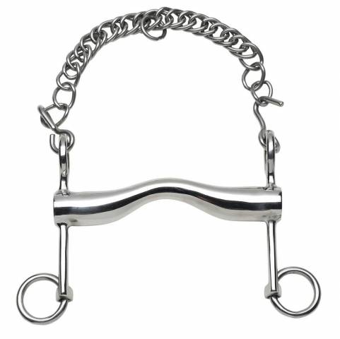 Mors de bride L'hotte branches courtes inox - Feeling