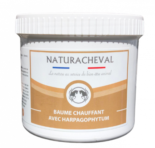 BAUME CHAUFFANT AVEC HARPAGOPHYTUM 400G Naturacheval
