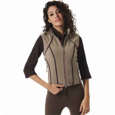 Gilet EQUI-THÈME Dolce 16 ans Lin Cacao