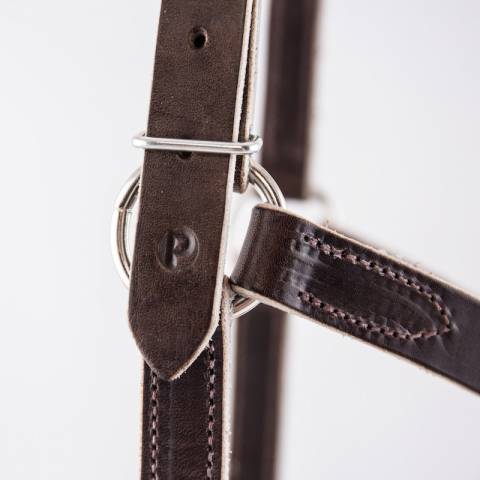 Licol en cuir gamme élevage - Atelier de Pravins