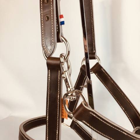 Licol en cuir Chromé – Gamme Ecurie – Atelier de Pravins
