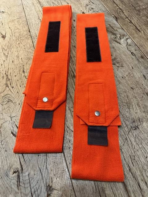 BANDES HERMES ORANGE T PONEY