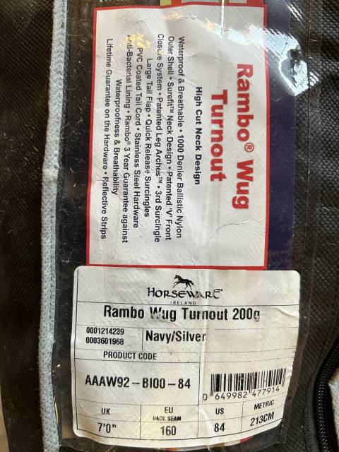 Couverture extérieure RAMBO highneck 200g 7.0