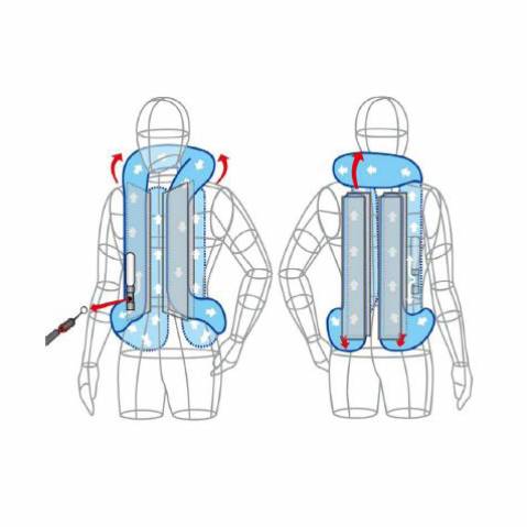 Gilet airbag léger 2 Hit-air  + 1 set de rallonge GRATUIT