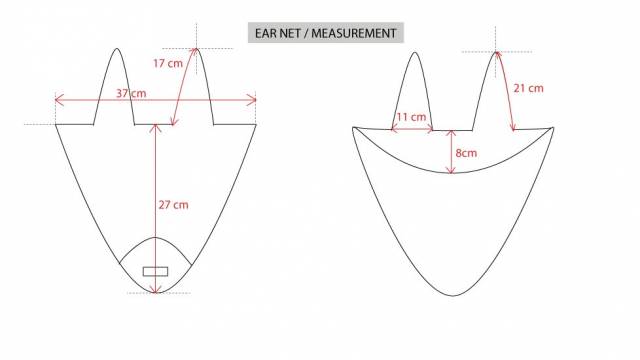 Bonnet anti-mouches Equestrian Stockholm - MIDNIGHT BLUE