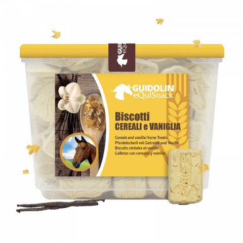 Equisnack - Biscuit céréales et Vanille 700gr - Guidolin