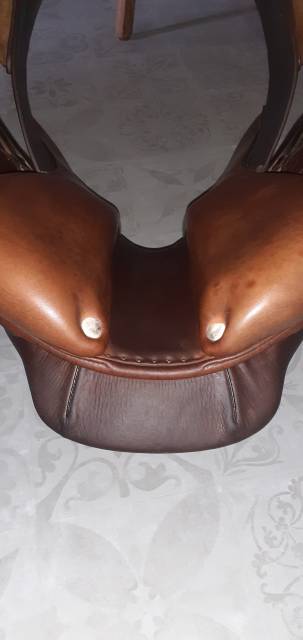 Selle CWD SE02 17", quartiers 2L, refaite en 2022