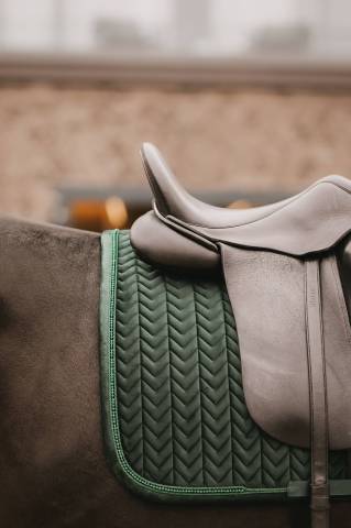 Tapis Velvet Pearl Vert Sapin - KENTUCKY