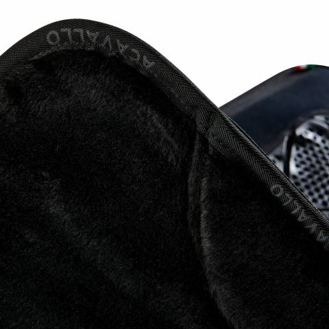 Tapis de selle western daim gel grip Acavallo