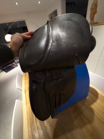 Selle mixte BR (Bieman Riding) Noire 17.5