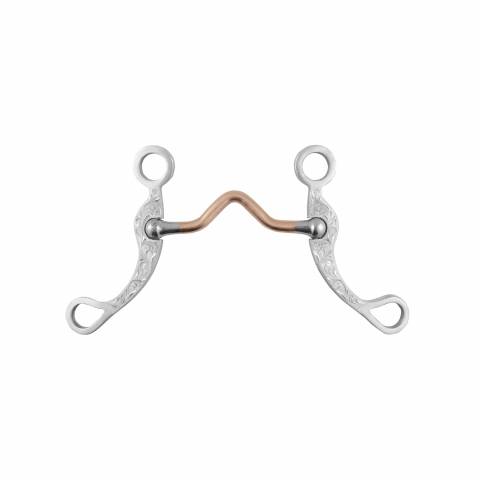 Mors western en acier inoxydable Metalab