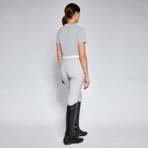 Tee-shirt Double Orbit coton gris- CAVALLERIA TOSCANA