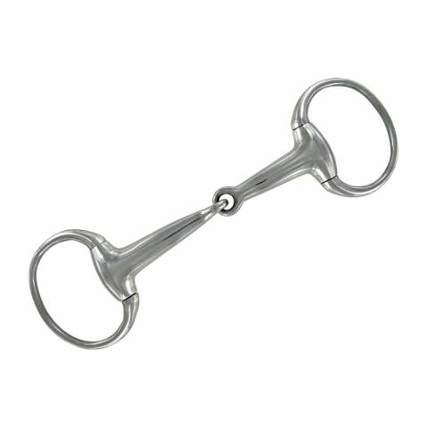 Mors olives brisé creux inox - BR - Canons creux 23 mm