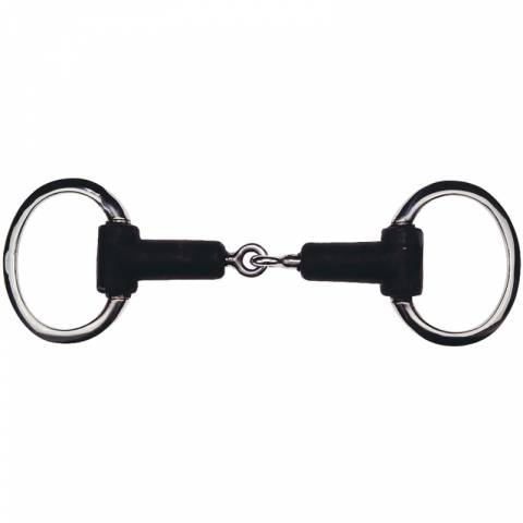 Mors à olive caoutchouc brisé - 22 mm