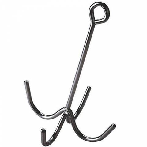 Ancre de présentation en acier nickelé - pratique