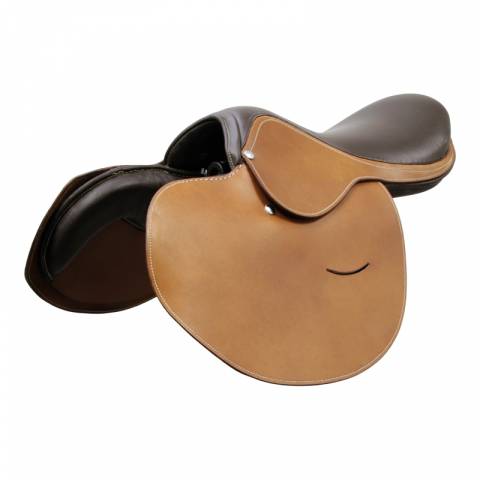 Selle ar&ccedil;on plein cuir - PETITPAS - Id&eacute;ale pour l'entra&icirc;nement
