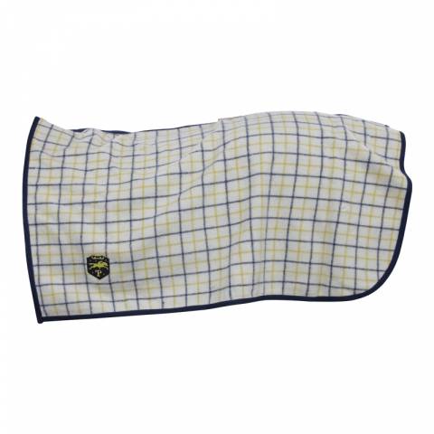 Couvre-reins laine tattersalls - PETITPAS - Élégance intemporelle