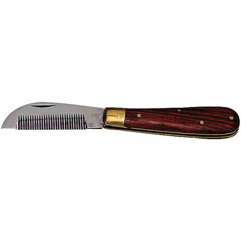 Couteau coupe crinière pliant