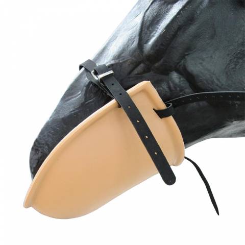 Muselière et bavette plastique - Résistante et confortable