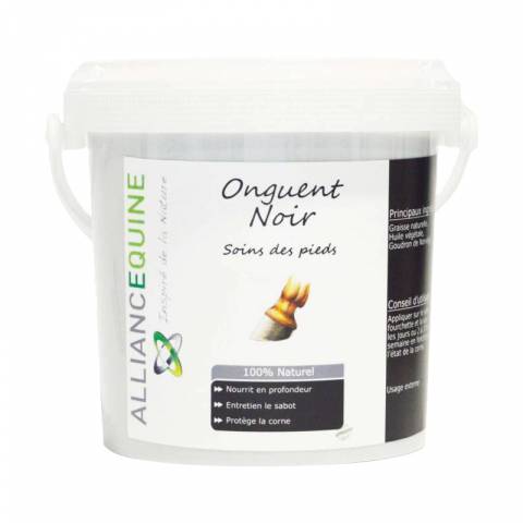 Onguent noir - Alliance Equine - Nourrit et assouplit les sabots