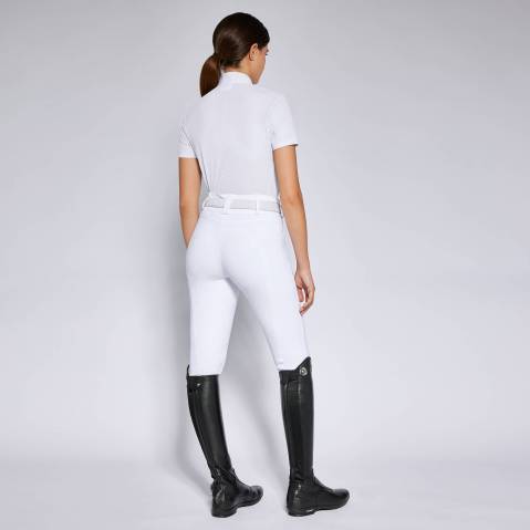 Polo de concours Perforated Jersey Button - CAVALLERIA TOSCANA