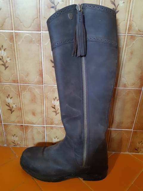 Bottes cuire marron