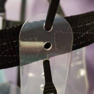 Licol flexible à rupture ThinLine, très sûr, sans frottements, large muserolle