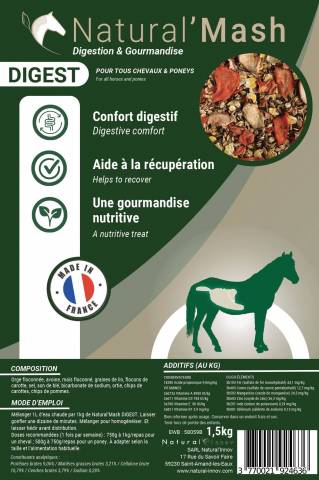 Mash pour cheval Natural'Mash - Natural'Innov