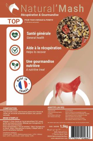 Mash pour cheval Natural'Mash - Natural'Innov