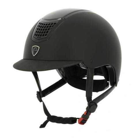 Casque Equithème Airy noir et carbone