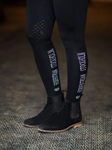 Chaussettes d'équitation Bamboo Blend Black edition - Equestrian Stockholm
