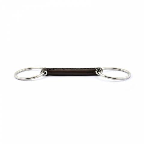 Mors deux anneaux cuir rond - Jump'in