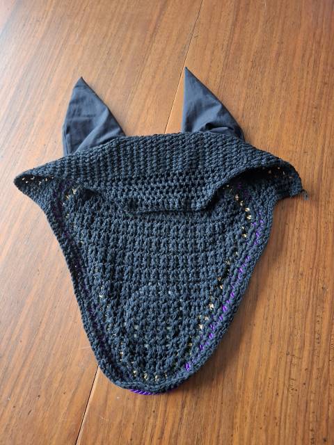 Bonnet anti-mouche cheval Alexandra Ledermann 