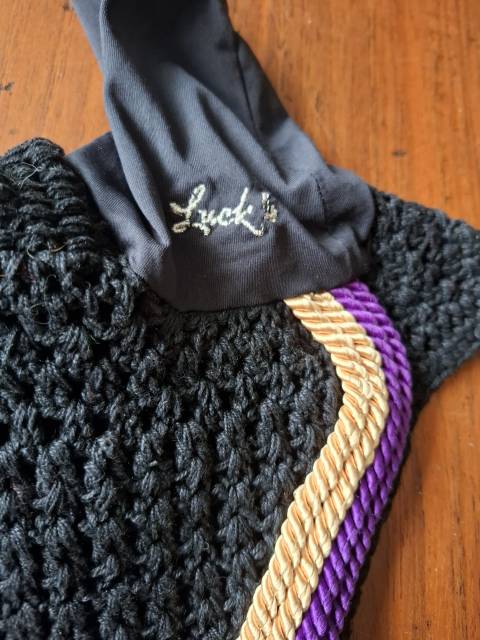 Bonnet anti-mouche cheval Alexandra Ledermann 