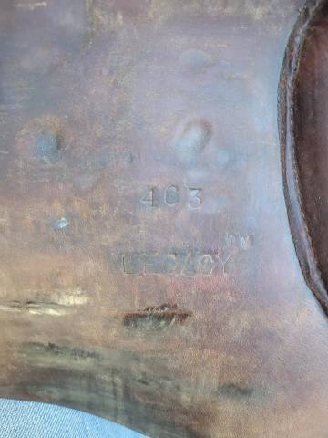 Selle Legacy mixte marron en cuir 17.5