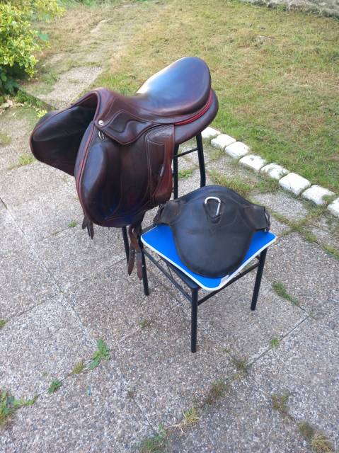 SELLE DEVOUCOUX CHIBERTA LAB TAILLE 18 MONOQUARTIER  