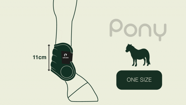 Protège-boulets Poney Gatusos